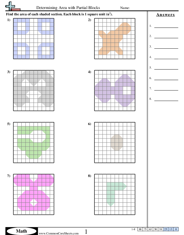 Area Perimeter Worksheets Free CommonCoreSheets
